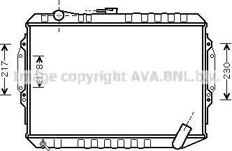 Ava Quality Cooling MT 2164 - Радіатор, охолодження двигуна autocars.com.ua