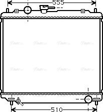 Ava Quality Cooling MT 2181 - Радиатор, охлаждение двигателя avtokuzovplus.com.ua