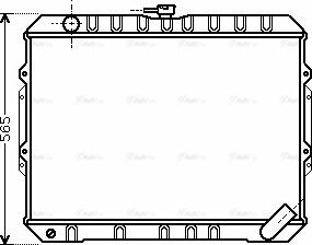 Ava Quality Cooling MT 2187 - Радіатор, охолодження двигуна autocars.com.ua