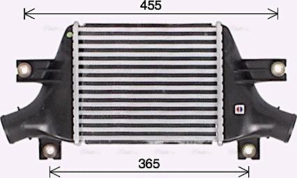 Ava Quality Cooling MT4273 - Интеркулер, теплообменник турбины avtokuzovplus.com.ua