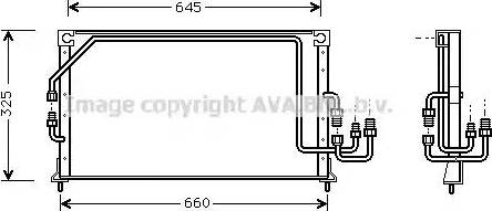 AVA MT5149 - Конденсатор, кондиціонер autocars.com.ua