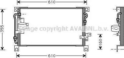 AVA MT 5150 - Конденсатор, кондиціонер autocars.com.ua