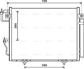Ava Quality Cooling MT5231D - Конденсатор, кондиціонер autocars.com.ua