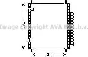 Ava Quality Cooling MT5244D - Конденсатор, кондиціонер autocars.com.ua