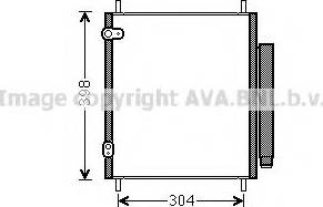 Ava Quality Cooling MT5244 - Конденсатор, кондиціонер autocars.com.ua