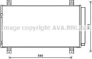 Ava Quality Cooling MT5258 - Конденсатор кондиционера autodnr.net