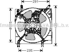 Ava Quality Cooling MT 7508 - Вентилятор, охолодження двигуна autocars.com.ua