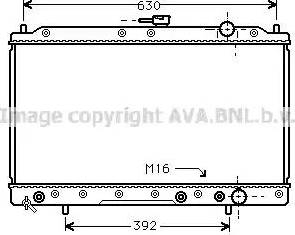 Ava Quality Cooling MTA2046 - Радіатор, охолодження двигуна autocars.com.ua