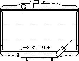 Ava Quality Cooling MTA2062 - Радиатор, охлаждение двигателя avtokuzovplus.com.ua