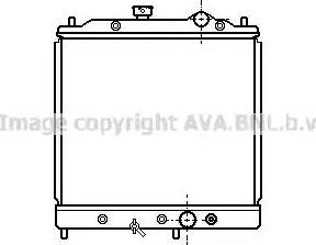 Ava Quality Cooling MTA2068 - Радіатор, охолодження двигуна autocars.com.ua