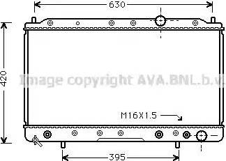 Ava Quality Cooling MTA2083 - Радіатор, охолодження двигуна autocars.com.ua