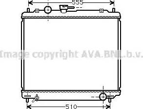 Ava Quality Cooling MTA2109 - Радіатор, охолодження двигуна autocars.com.ua