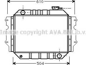 AVA MZ 2009 - Радіатор, охолодження двигуна autocars.com.ua