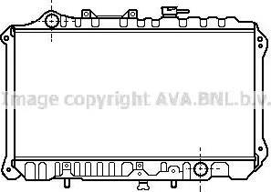 Ava Quality Cooling MZ 2031 - Радіатор, охолодження двигуна autocars.com.ua