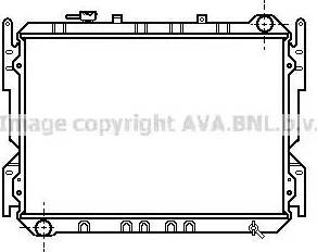 AVA MZ 2034 - Радіатор, охолодження двигуна autocars.com.ua