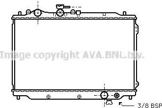 Ava Quality Cooling MZ 2048 - Радіатор, охолодження двигуна autocars.com.ua