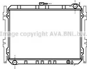 AVA MZ 2054 - Радіатор, охолодження двигуна autocars.com.ua