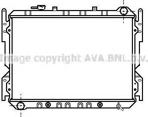 AVA MZ 2062 - Радіатор, охолодження двигуна autocars.com.ua