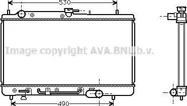 Ava Quality Cooling MZ 2069 - Радіатор, охолодження двигуна autocars.com.ua