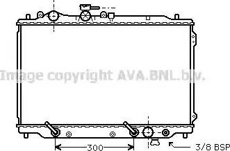 Ava Quality Cooling MZ 2096 - Радіатор, охолодження двигуна autocars.com.ua