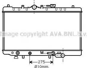 AVA MZ 2093 - Радіатор, охолодження двигуна autocars.com.ua