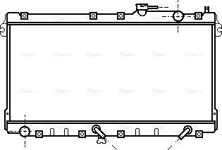 Ava Quality Cooling MZ 2094 - Радіатор, охолодження двигуна autocars.com.ua