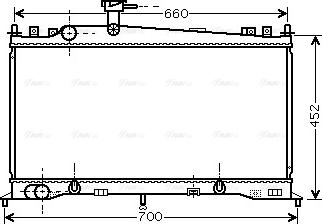 Ava Quality Cooling MZ 2161 - Радіатор, охолодження двигуна autocars.com.ua