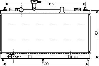 Ava Quality Cooling MZ 2162 - Радіатор, охолодження двигуна autocars.com.ua