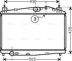 Ava Quality Cooling MZ2229 - Радіатор, охолодження двигуна autocars.com.ua