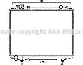 Ava Quality Cooling MZ2258 - Радиатор, охлаждение двигателя autodnr.net