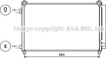 Ava Quality Cooling MZ5241 - Конденсатор, кондиціонер autocars.com.ua