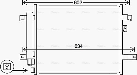 Ava Quality Cooling MZ5294D - Конденсатор, кондиціонер autocars.com.ua