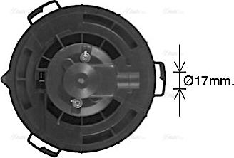 Ava Quality Cooling MZ8297 - Вентилятор салону autocars.com.ua