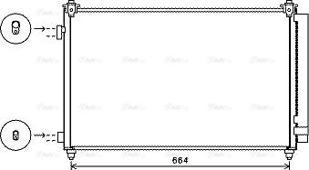 Ava Quality Cooling MZA5241D - Конденсатор, кондиціонер autocars.com.ua