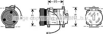 Ava Quality Cooling MZ K132 - Компрессор кондиционера avtokuzovplus.com.ua