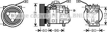 Ava Quality Cooling MZ K199 - Компрессор кондиционера avtokuzovplus.com.ua