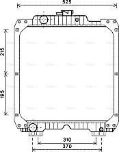 Ava Quality Cooling NH2020 - Радиатор, охлаждение двигателя avtokuzovplus.com.ua