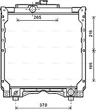 Ava Quality Cooling NH2024 - Радиатор, охлаждение двигателя avtokuzovplus.com.ua