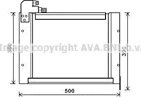 Ava Quality Cooling NH5025 - Конденсатор, кондиціонер autocars.com.ua