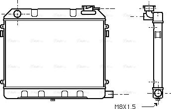 Ava Quality Cooling OL 2012 - Радіатор, охолодження двигуна autocars.com.ua