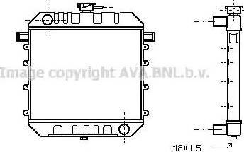 Ava Quality Cooling OL 2024 - Радіатор, охолодження двигуна autocars.com.ua