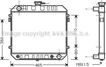 Ava Quality Cooling OL 2025 - Радіатор, охолодження двигуна autocars.com.ua