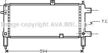 Ava Quality Cooling OL 2053 - Радіатор, охолодження двигуна autocars.com.ua