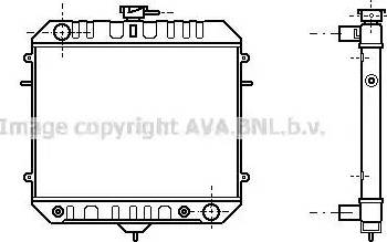 Ava Quality Cooling OL 2076 - Радіатор, охолодження двигуна autocars.com.ua