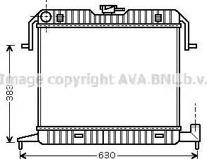 Ava Quality Cooling OL 2087 - Радіатор, охолодження двигуна autocars.com.ua