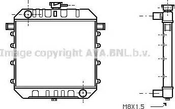 Ava Quality Cooling OL 2092 - Радіатор, охолодження двигуна autocars.com.ua