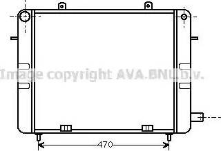 Ava Quality Cooling OL 2099 - Радіатор, охолодження двигуна autocars.com.ua