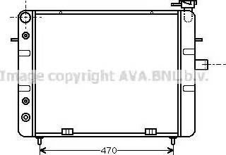 Ava Quality Cooling OL 2129 - Радіатор, охолодження двигуна autocars.com.ua