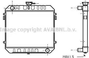 Ava Quality Cooling OL 2144 - Радіатор, охолодження двигуна autocars.com.ua