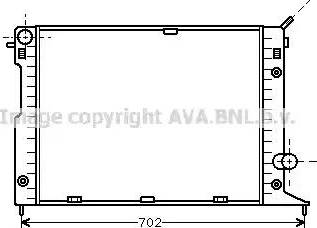 Ava Quality Cooling OL 2166 - Радіатор, охолодження двигуна autocars.com.ua